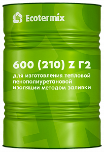 Эластичный заливочный ППУ для теплоизоляции полостей Экотермикс 600 (210) Z Г2